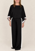 BLACK STRIPED SET