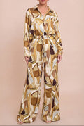 ABSTRACT SATIN SET