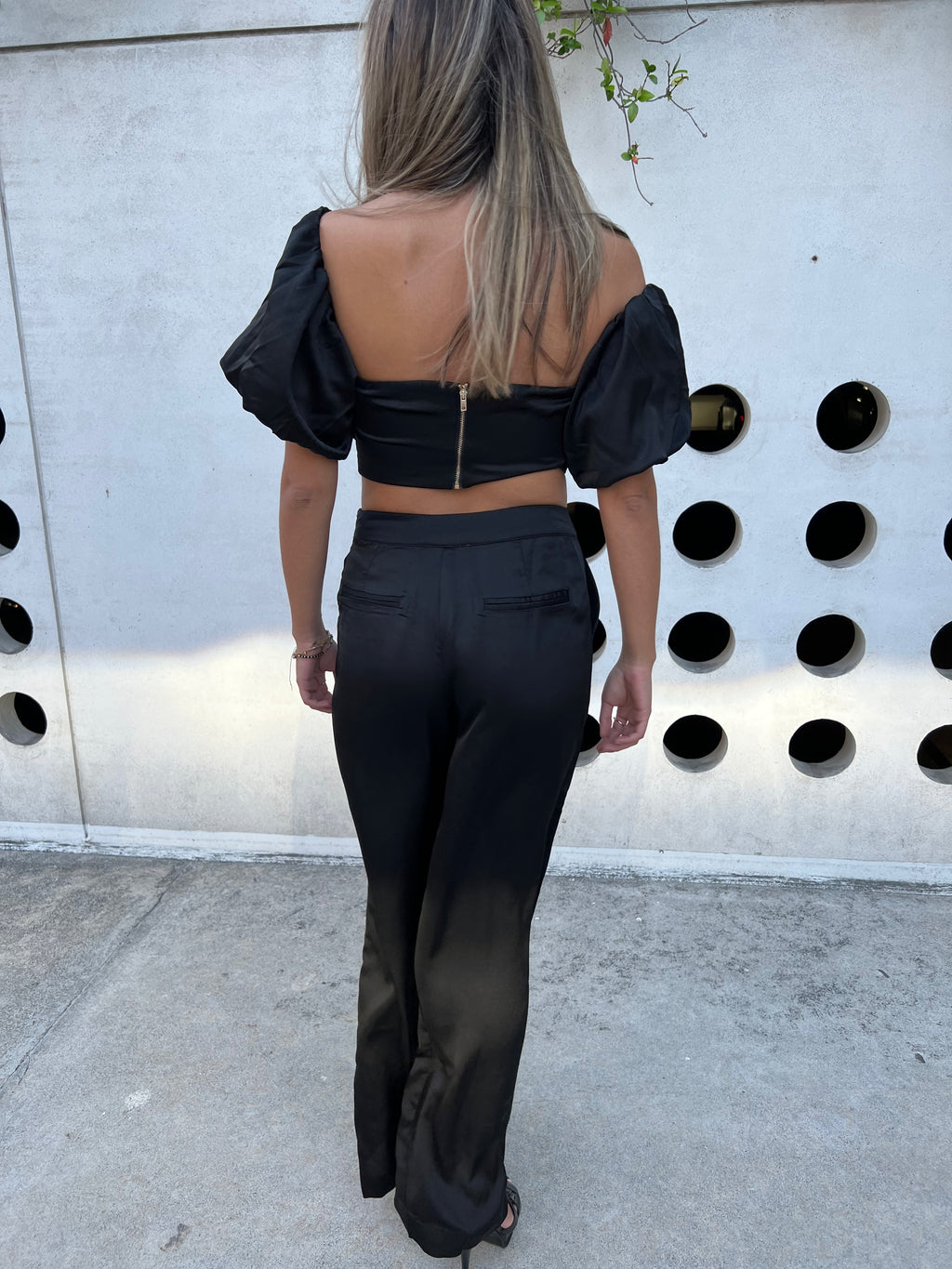 SATIN PANT SET